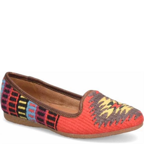 NEW BORN women's giselle shoes in red multi - Picture 1 of 1